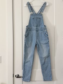 Light Wash Denim Overalls / Women’s Jeans Jumpsuit