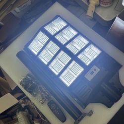 STREET LIGHT - 850 Watts 640 LED Solar Street Light With Post and Remote