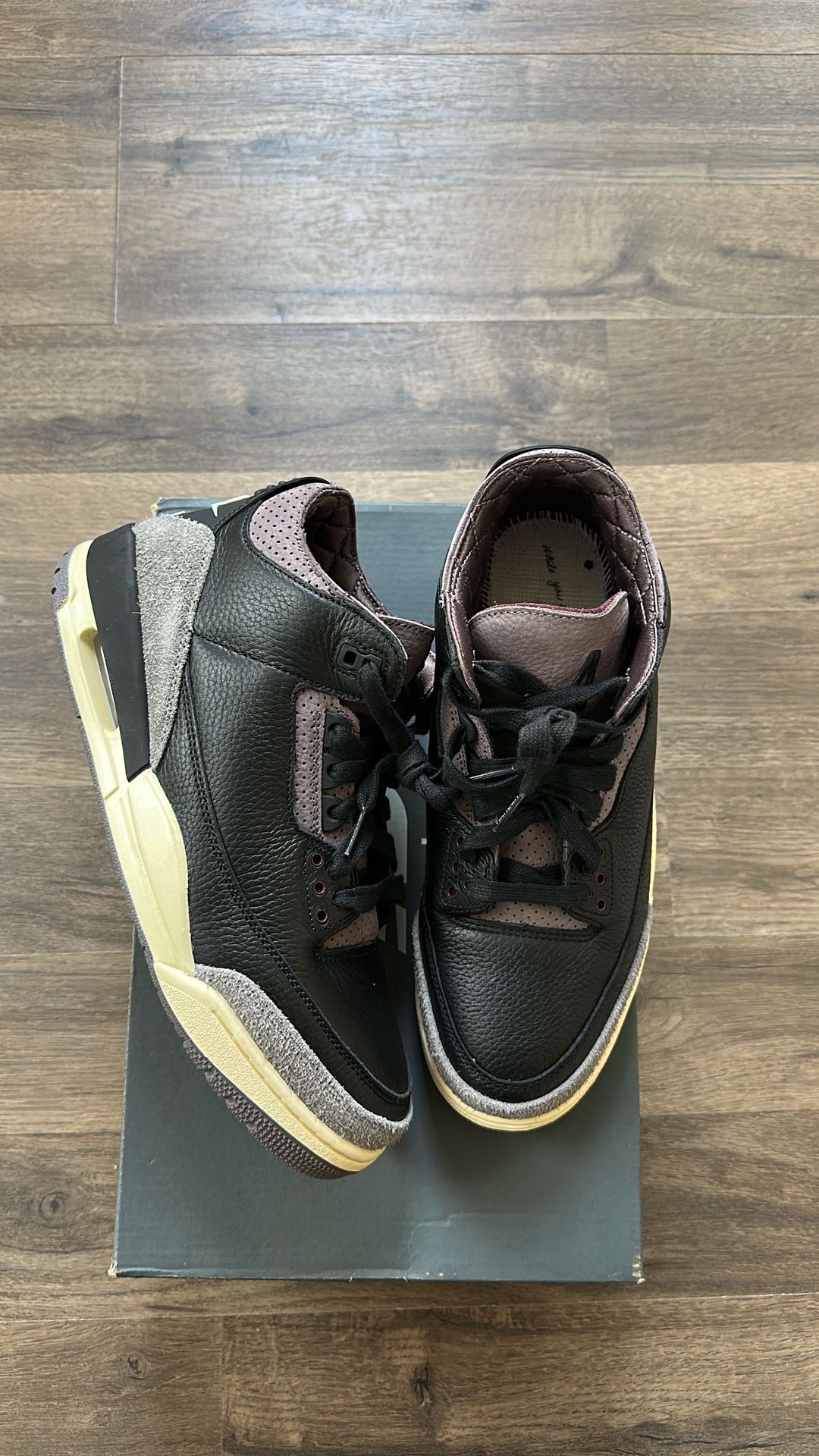 Ama x Jordan 3 “While You were Sleeping” size 12w/10.5m