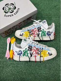 ADIDAS SUPERSTAR SEAN WOTHERSPOON SUPEREARTH SIZE 10