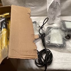 22000 Lumen Work Lights With Stand 3 Adjustable Head LED Lights 