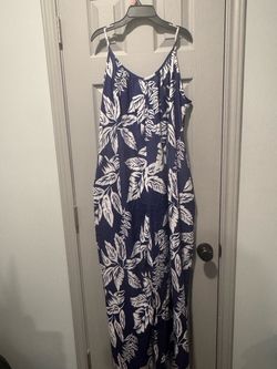 SHEIN Curve Navy jumpsuit Top 1XL