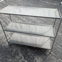 Newer Shoe 3 Rack Shelf, Cloth + Metal. East or West