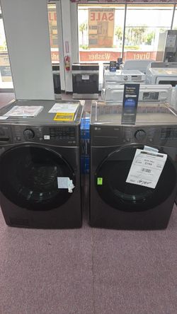 LG washer & dryer set
