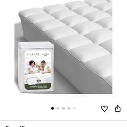 ✨🛏️ Luxury King Mattress Pad & Protector | Plush Pillow Top | Hotel Feel