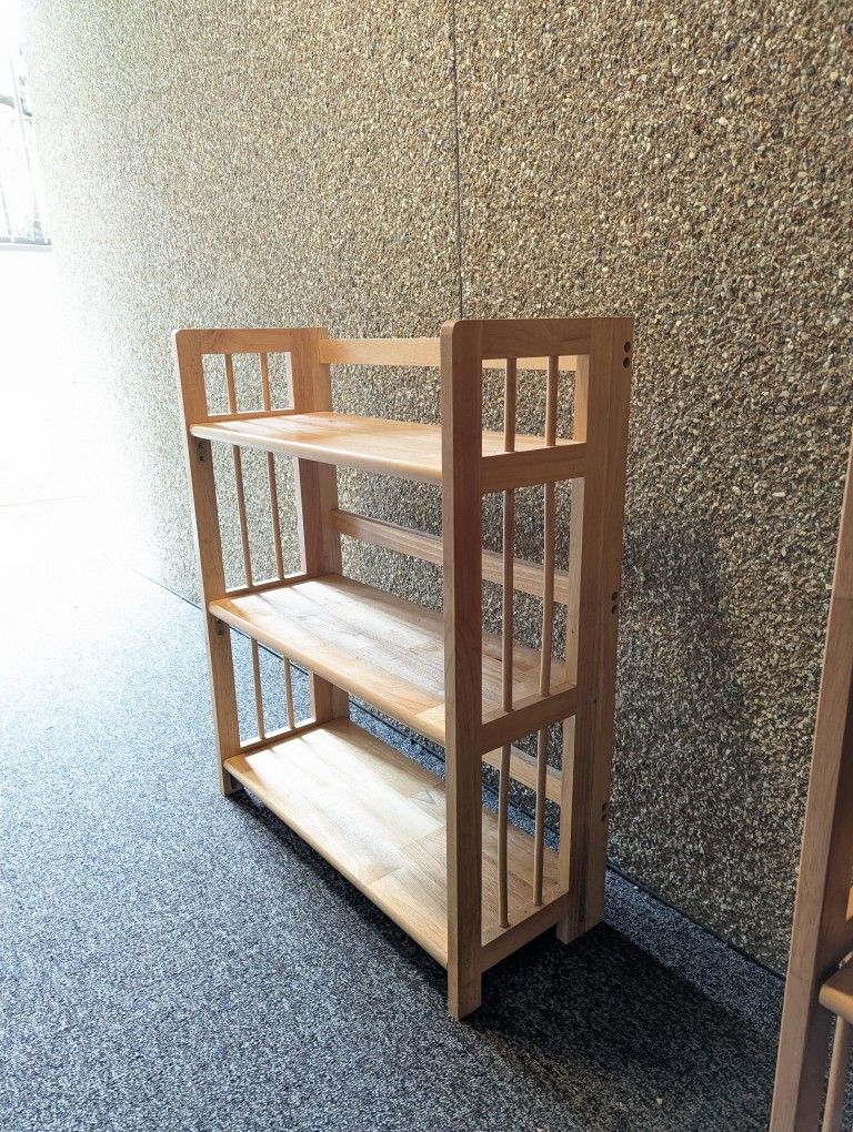 Folding Wooden Shelf, Book Shelves