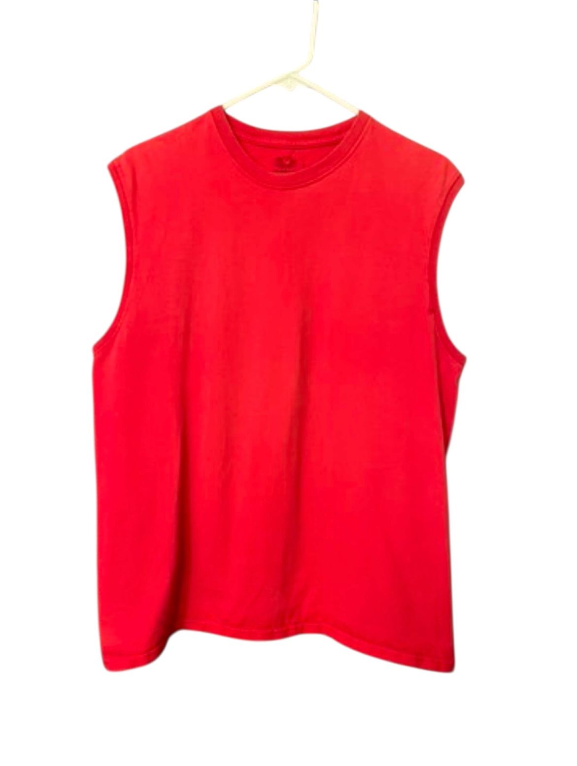 Men’s Red Muscle Shirt