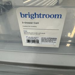 Plastic Storage Drawers With Wheels - 2 Sets