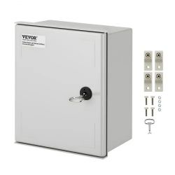 563*NEMA Electric Box, 12x10x6'' NEMA 4X Fiberglass Electric Enclosure, IP66 Water & Dust Resistant, Suitable for Both Outdoor & Indoor Use, Includes 