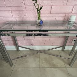 living room glass table set of three. 