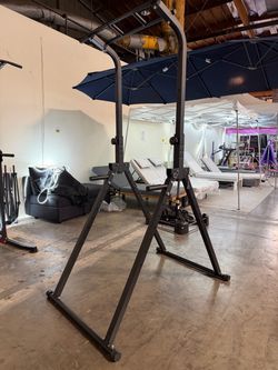 New Foldable Pull Up Bar Free Standing Multi-function Power Tower Dip Bar black . 350LBS weight capacity