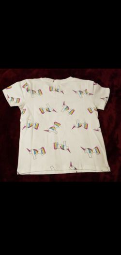 4T/5T kids unisex unicorn tshirt