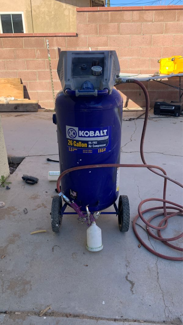 Kobalt 26 gallon oil free air compressor for Sale in Lancaster, CA