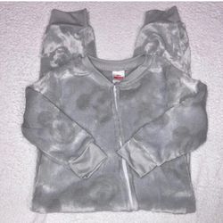 Disney Mickey Mouse Fleece Plush Toddler 2T Zip Up Sleeper
