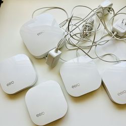 Eero Pro 6 White Mesh Wi-Fi Extension Hubs Internet System 