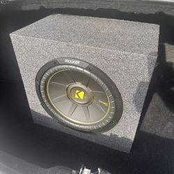 12 Inch Kicker Subwoofer And Amp