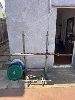 Home Gym!! - Olympic Bar, Weights, Rack, More