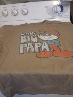Smurf XL t Shirt Call Me Big Papa 