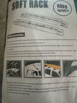 Soft Rack 60kg Capacity Roof Carrier