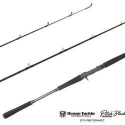 OTI-PBI701MHFC Ocean Tackle International 701MHFC Pitch Black Inshore 7ft R