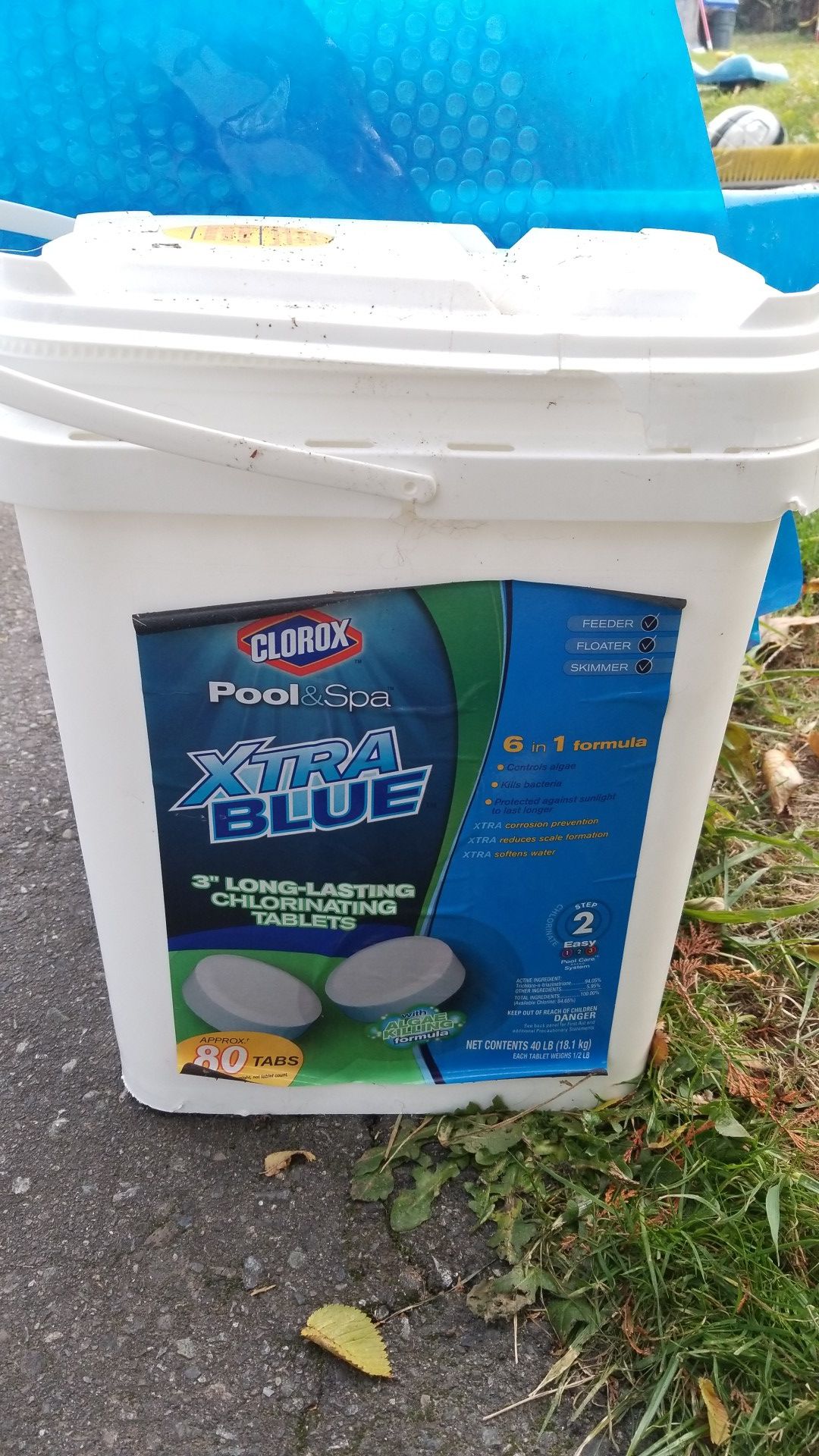 Clorox blue pool chlorine tablets