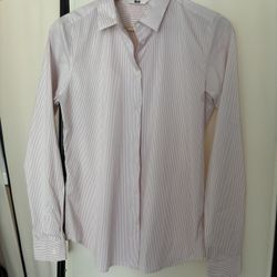 Pink Stripe Shirt (UNIQLO)