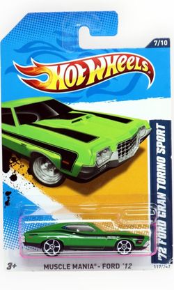 2012 Hot Wheels '72 Ford Gran Torino Sport