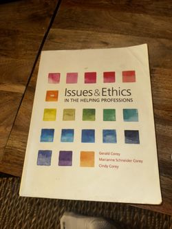 Issues And Ethics In Helping Professions Book