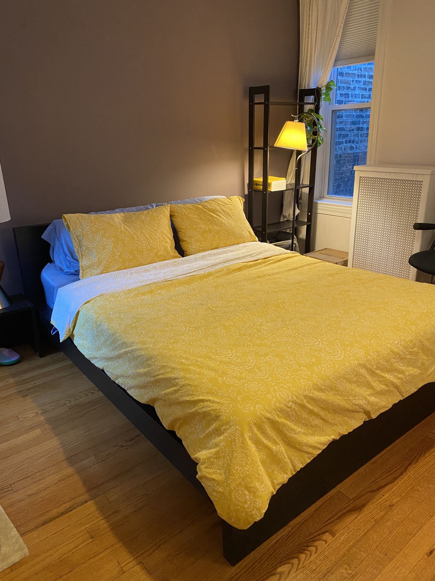 Black MALM IKEA Bed Frame - Queen