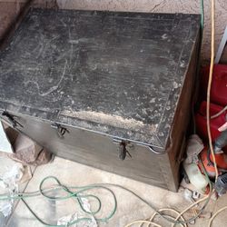 Wood Cabinet Locker Asking $ Best Offer