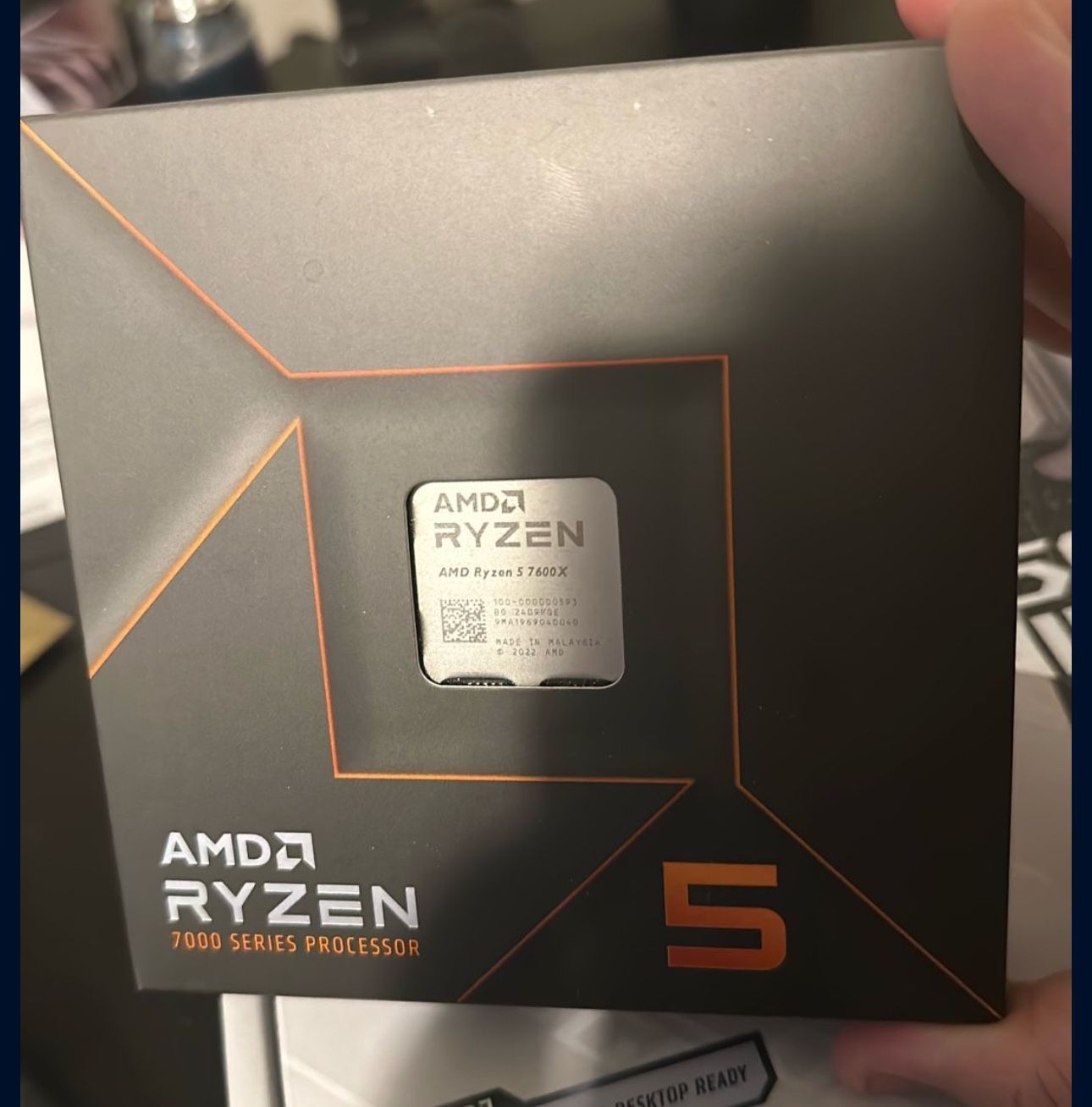 Brand new motherboard and CPU ryzen 5 7600x