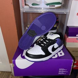 Nike Dunk Low Sb Court Purple Size 9 Mens Ds >PICK UP ONLY< 