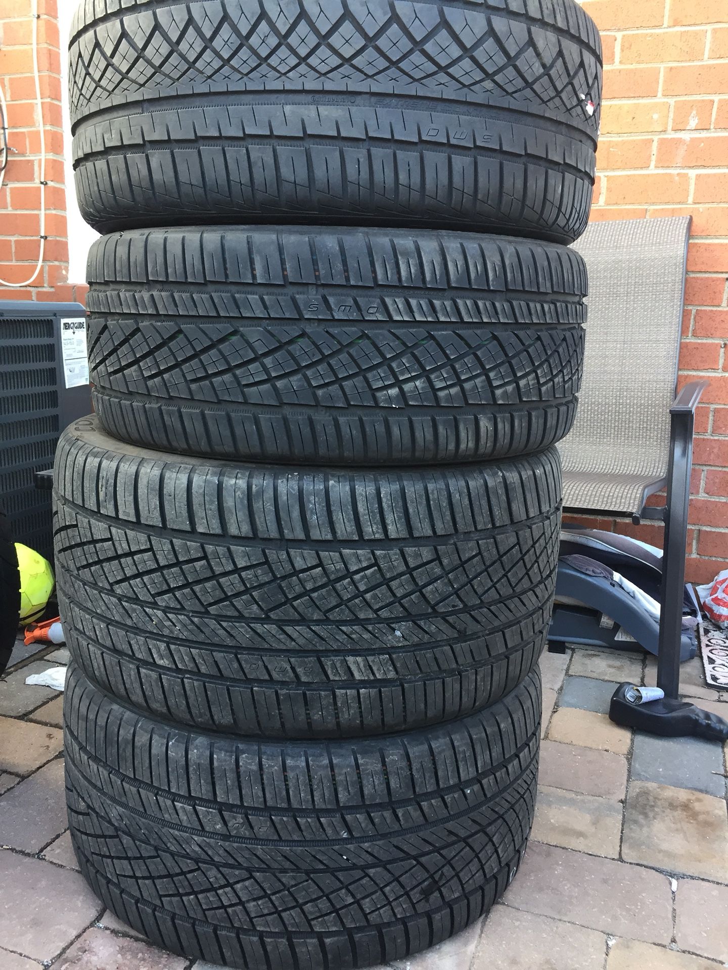 continental tires staggered set size 20
