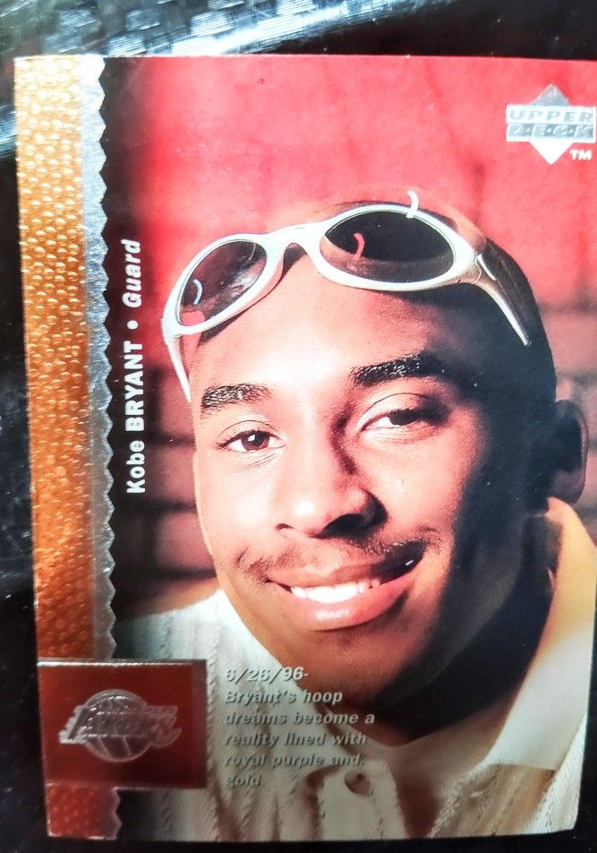 UpperDeck Kobe Rookie Card In Plastic