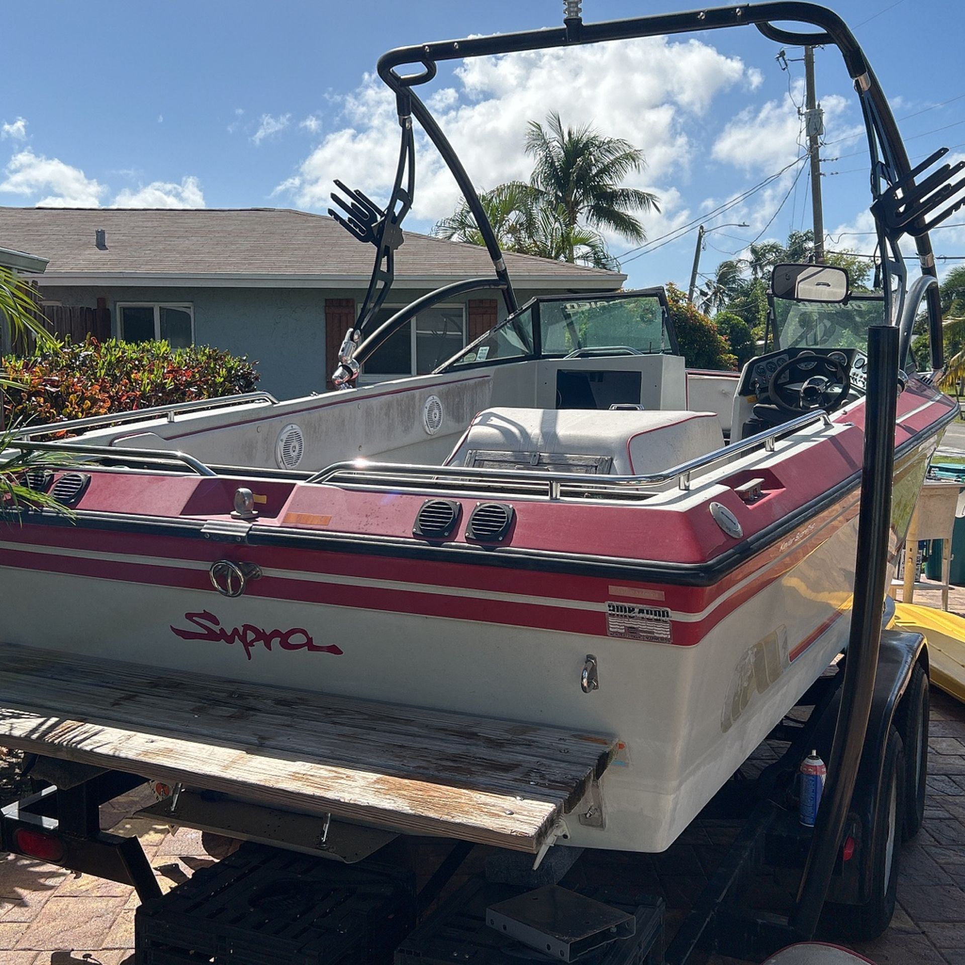 1988 open bow SUPRA OPEN BOW Wake board/ski OPEN BOW