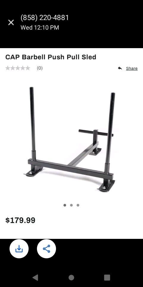 CAP Barbell Push Pull Sled Have 2 $100e