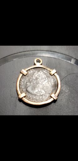 14k Gold Encased Carolus Iii Dei Gratia 1700's