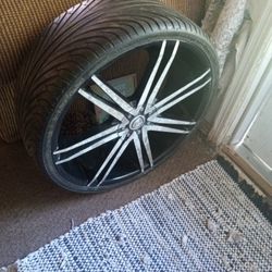 22"  Rims Good Condition $500.00 For All 4 ,There's 4 