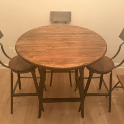 World Market / Wood And Metal Table