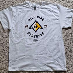 Denver Nuggets Playoffs T Shirt XL