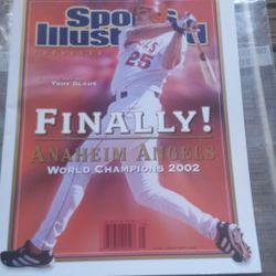 Sports Illustrated 2002 Angel's World Champions Magazine 