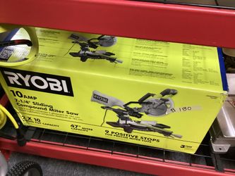 RYOBI Corded 7 1/4 Sliding Miter Saw $180