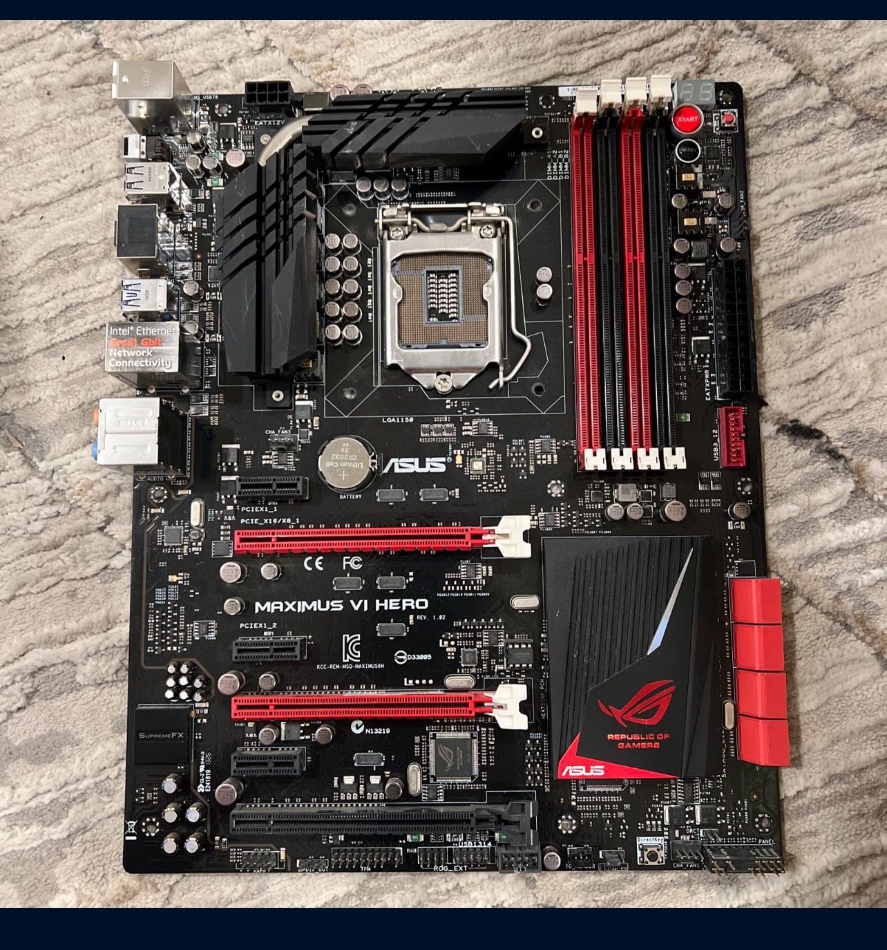 ASUS ROG MAXIMUS VII HERO, LGA 1150, Intel Motherboard With ORM IO Shield