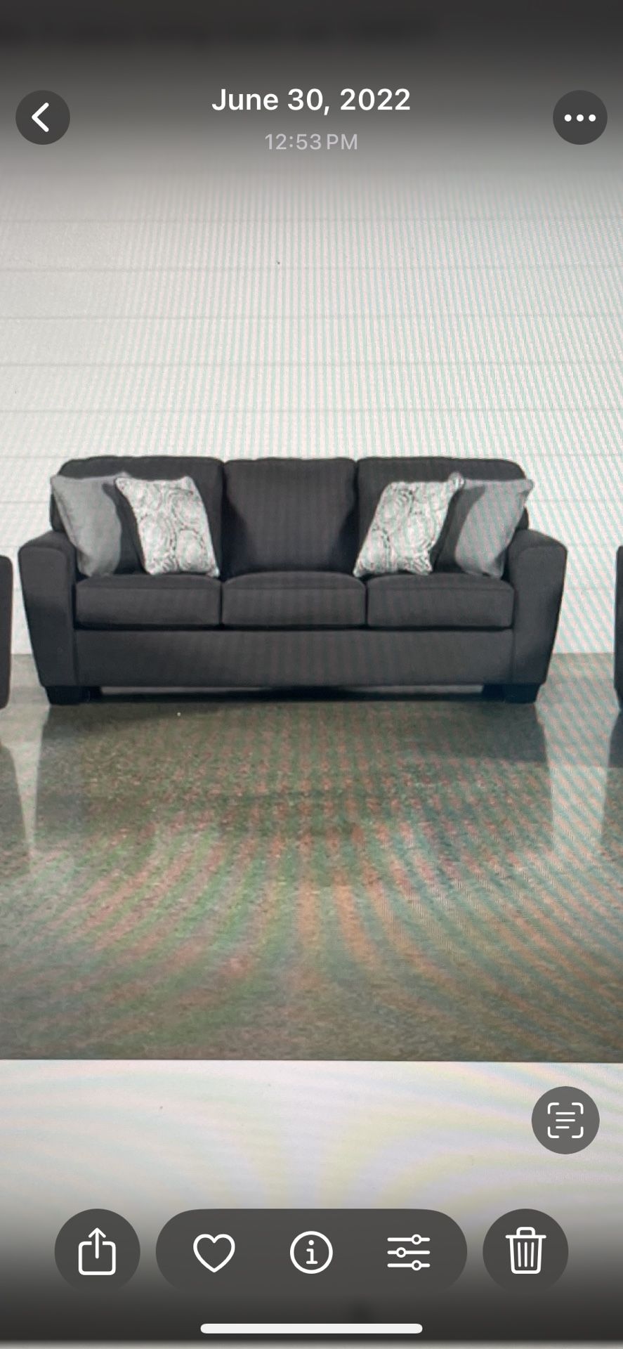 2 Grey Sofas / Couches