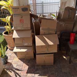 FREE - Lots Of Moving Boxes & Paper 