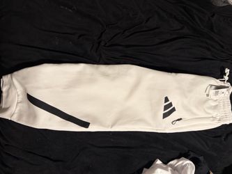 Adidas White Sweatpants with Tags