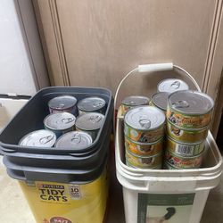 Make Offer -119 Cans Of Friskies Cat Food