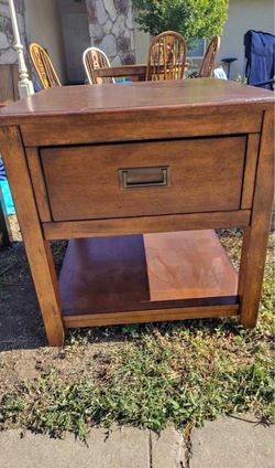 Wooden nightstands