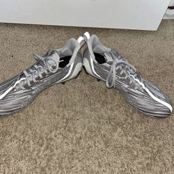 Grey Adidas Cleats 