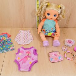 Baby Alive Doll With Extras